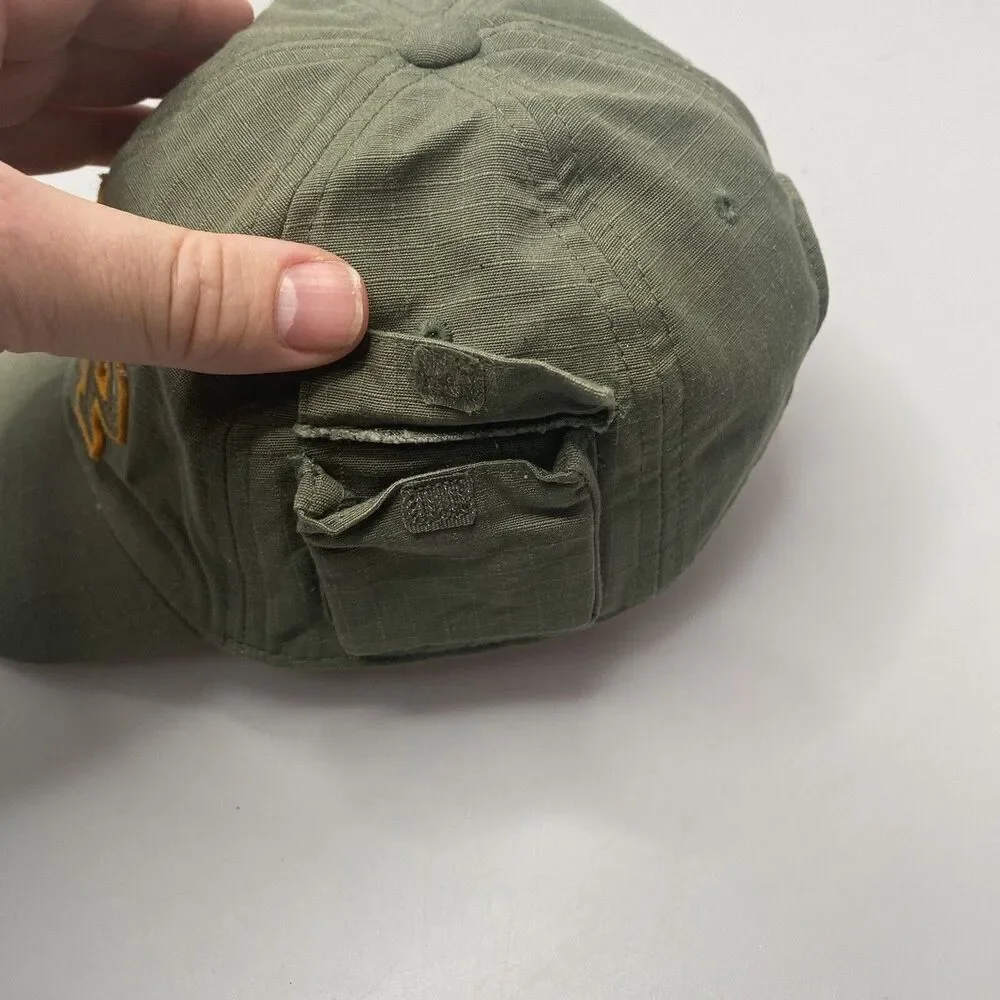 Baby Gap Toddler Green Ball Cap Hat Elastic Back Baseball Pocket 4-5T